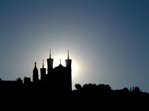 sunsetting over at Lyon