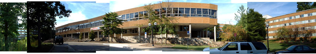 bursely dining hall, only place to eat around here hehe