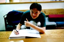 william said... 'signing marcus yearbook is healthy to my body.. everything should sign marcus' yearbook~!!' he said that.., i swear....