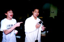 Robert: Wow, A Camera~!! Maurice: Yes I have a Camera (proud)