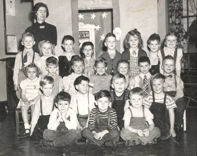 Mrs. Bealer's Kindergarten, William Carr School, 1947-1948