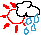 Sunny partial rain