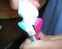 More toothpaste, they taste good.