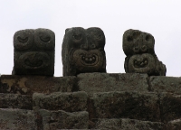3 monkeys - Copn ruins, Honduras