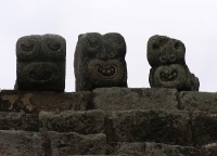 3 monkeys - Cop�n ruins, Honduras