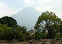 the San Francisco dome again, with Agua volcano behind