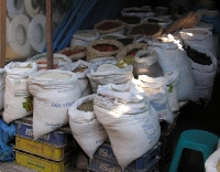 beans and spices and such, for sale in Uspant�n
