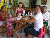 tacos for lunch with some coworkers in San Benito, Pet�n