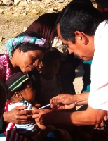 yet another child safe from measles, mumps, rubella