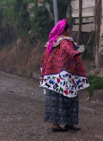the spectacular traditional huipil of San Mateo Ixtat�n