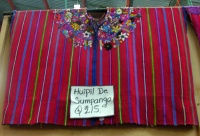 the very colorful huipil from Sumpango Sacatepquez