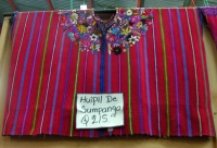 the very colorful huipil from Sumpango Sacatep�quez