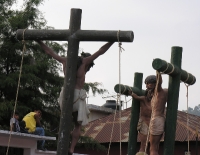 the three crosses all together
