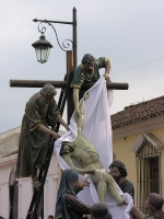 after the crucifixion