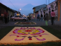 The night before Good Friday, hordes of people stay up until dawn, painstakingly creating