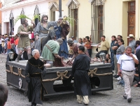 Yet another procession: this one took place the afternoon of Good Friday