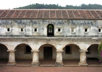 the main patio of Las Capuchinas convent