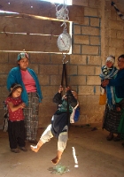 weighing more kiddos in Ixcanac II