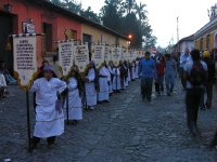 at 6am, we are already starting the *second* procession of the day: