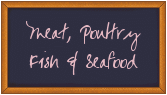 meat, poultry, fish & seafood