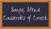 soups, stews & casseroles