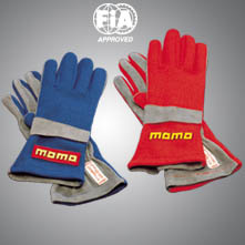 MOMO RACING RALLY SHORT NOMEX III 2 LAYER DRIVING GLOVES