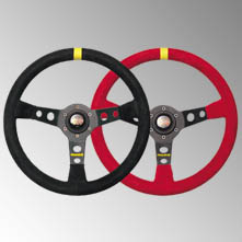 MOMO RALLY TOURING CARS MOD.07 DISH SPOKES WITH HOLES STEERING WHEEL