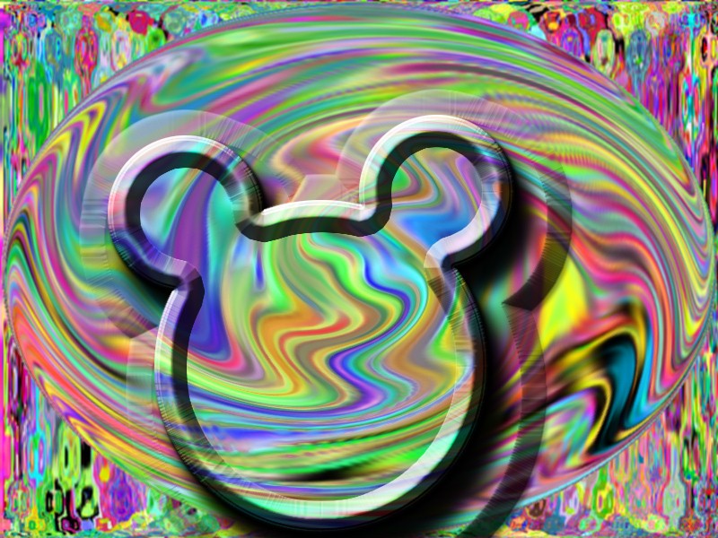 mickey mouse wallpaper psychedelic art by greg vanderlaan
