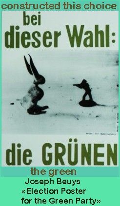 West German Green Campaign Poster