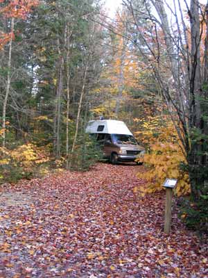 Parc du Mont-Tremblant, camping La m&eacute;nagerie