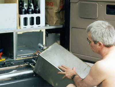 Insertion du chauffe-eau