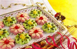 flower biscuits!