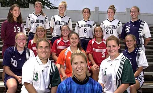 2001 Times-Dispatch All-Metro Girls Soccer Team