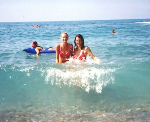 Look at this water - you can sweam all day and don't have enough.