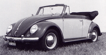1955 Maggiolino cabriolet di Karmann