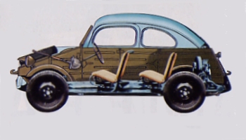 VW Kubelwagen  e Maggiolino