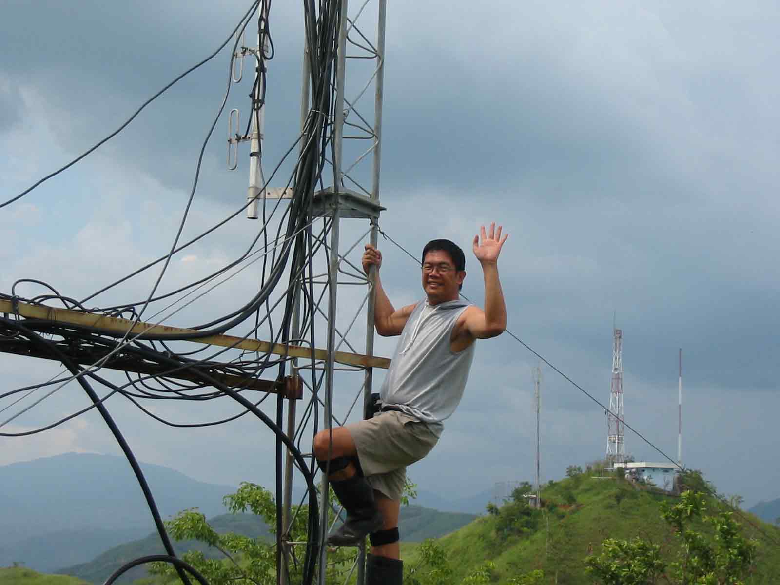 I am glad you dropped by!  This is the repeater site on Mt. Mataba (1,500 feet) in San Mateo, Rizal.