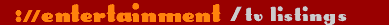 Entertainment: Entertainment Home