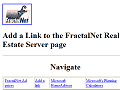 Add a Link to the FractalNet Real Estate Server