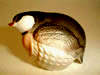 Stone partridge figurine