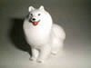 Pomeranian white figurine