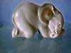 Elephant sleeping figurine