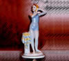 Bathing beauty 1950-s figurine