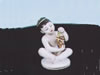 Uzbek boy 1950-s figurine