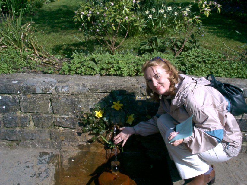 Chalice Well -  An iron rich natural spring where legend says Joseph of Arimethea brought back the Holy Grail to England.  Many believe the waters here have healing properties.