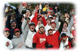 Image of Football Fans at the 2003 Turkey Bowl vs. Knox College