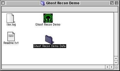 Ghost Recon Demo Data Folder
