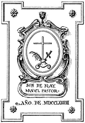 Escudo de Familiar del Santo Oficio - s. XVIII - (35185 bytes)