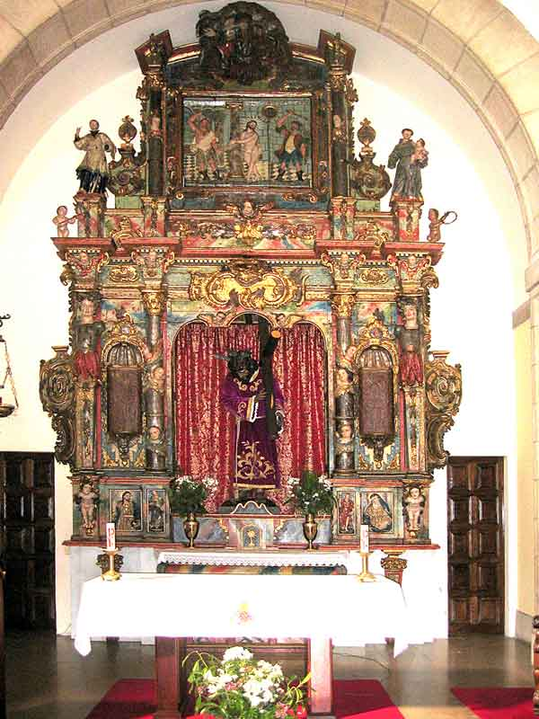 Retablo de la Capilla del Cristo. Ahora en la Ermita del Ecce Homo de Nore�a