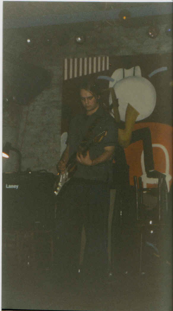 After a technical mishap the gig actually flooded, monsters4gods have played through worse though so we actually performed for 20 minutes completely underwater as this historic photo captures